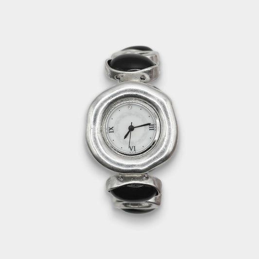 Onyx Bezel Loop Watch
