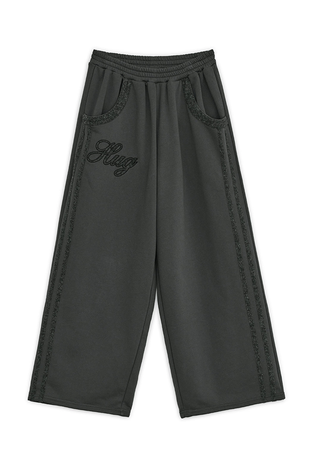 Cross patch jogger pants (Charcoal)