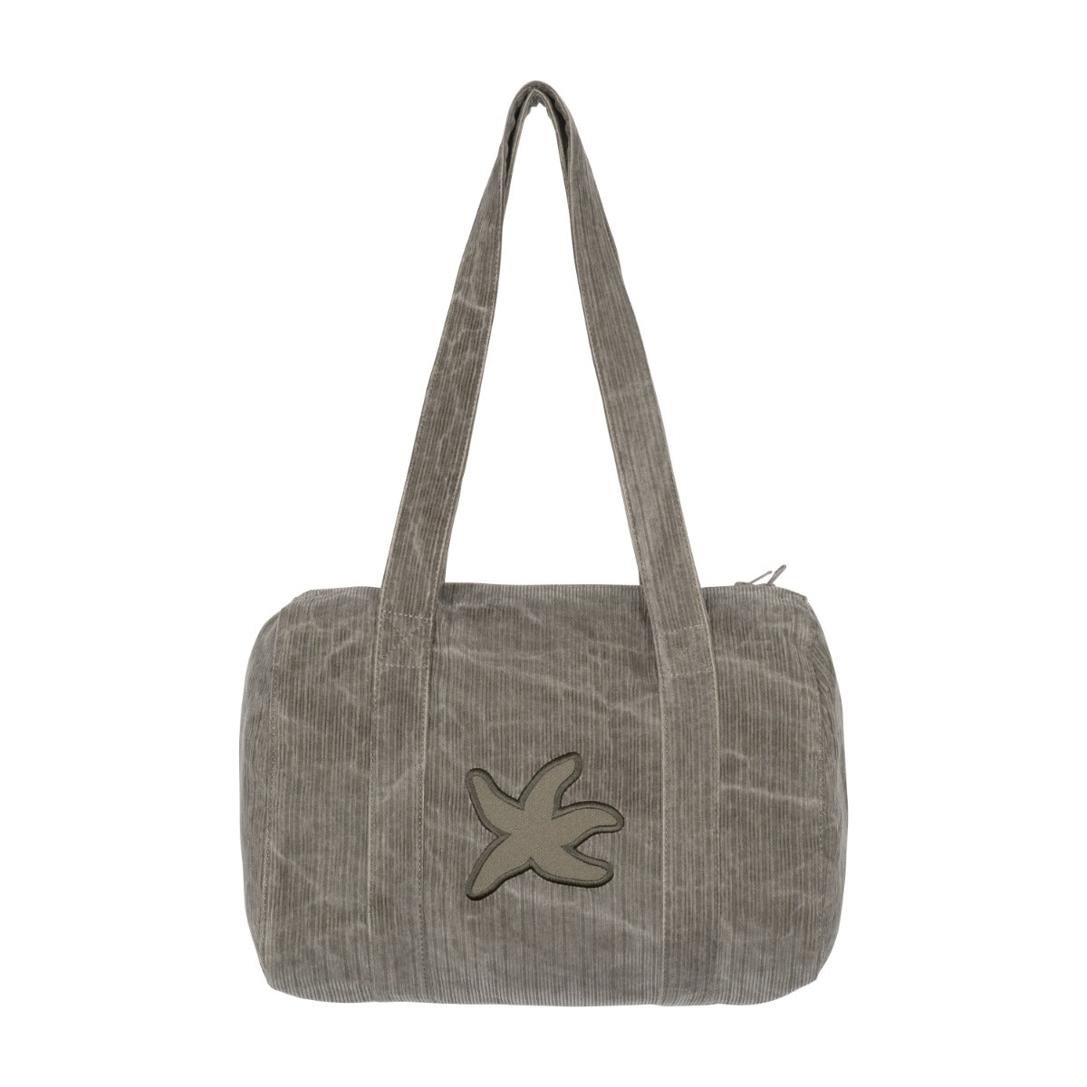 TCM corduroy starfish mini duffle bag (brown)