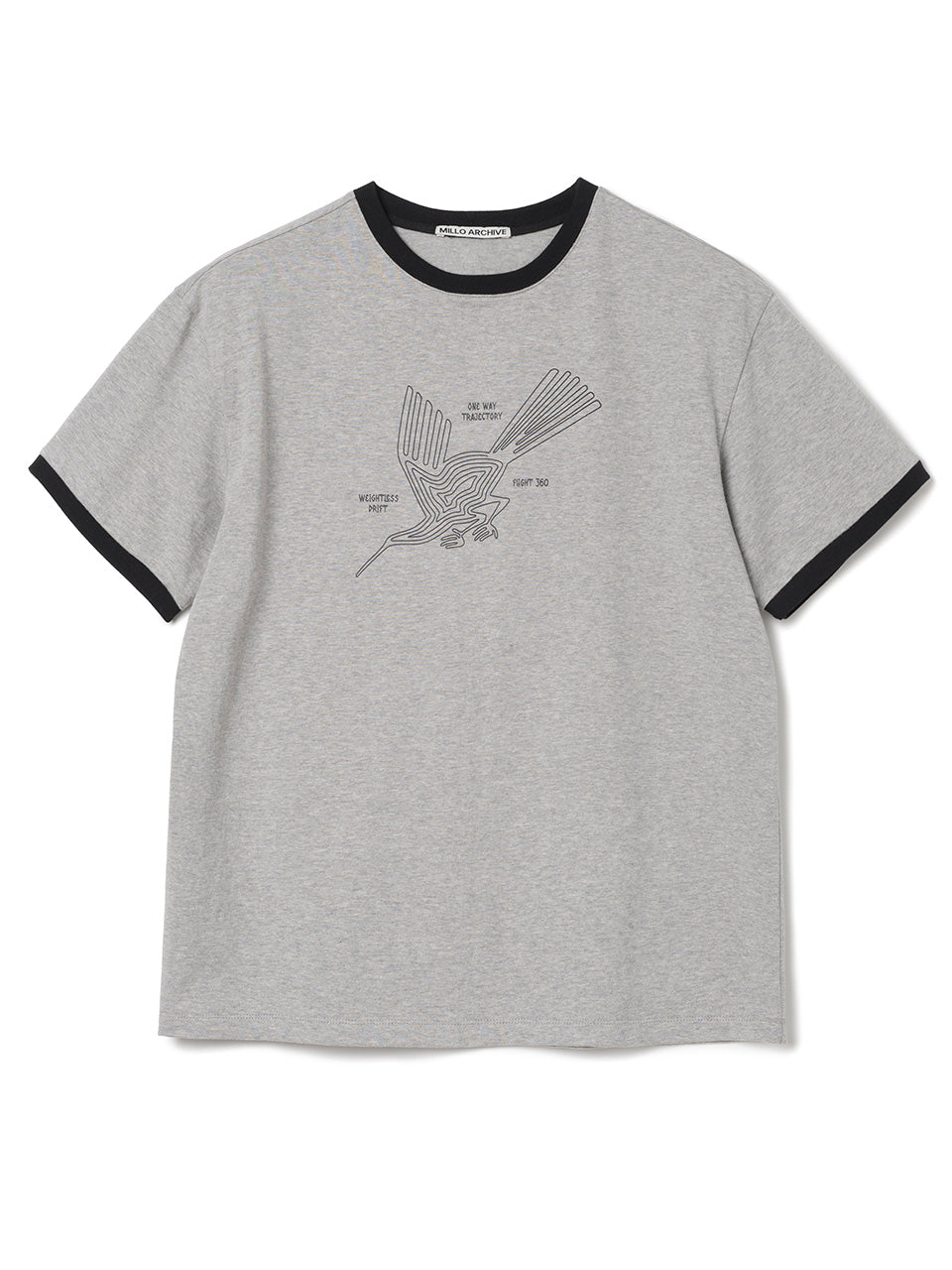 Nazca Ringer T-Shirts [Melange Gray]