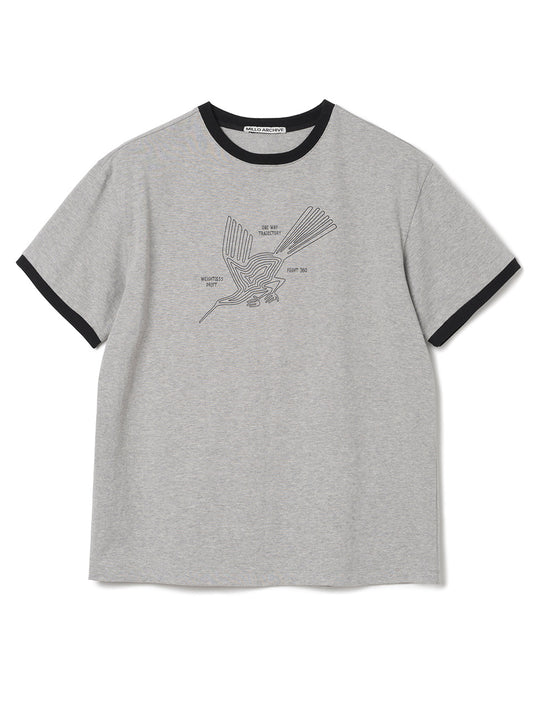 Nazca Ringer T-Shirts [Melange Gray]