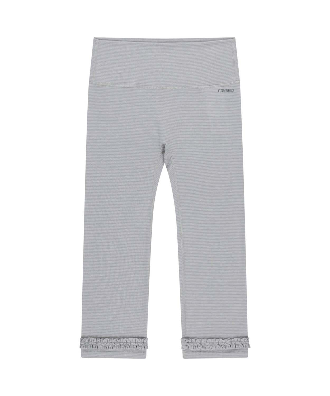 STRIPE ROUGH LEGGINGS LIGHT GRAY