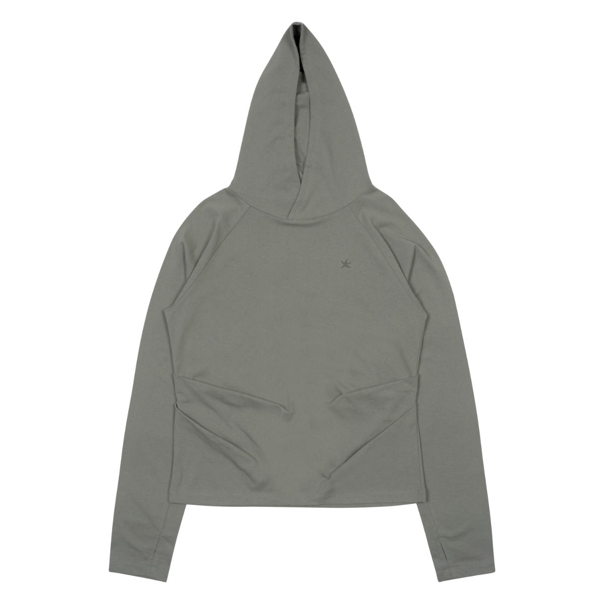 TCM hooded raglan long sleeve (grey)