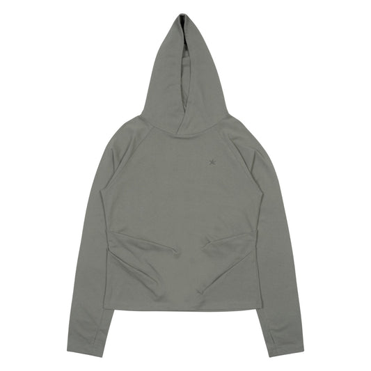 TCM hooded raglan long sleeve (grey)