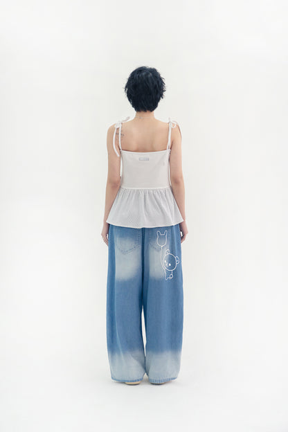 Korilakkuma washed jean (Light)