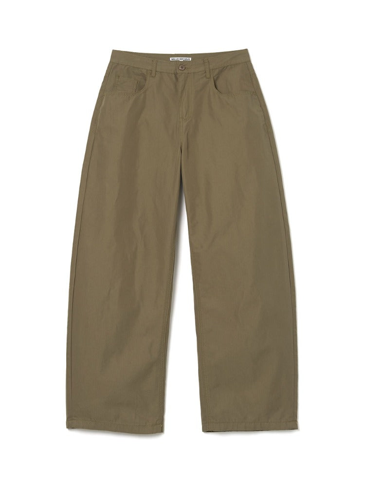 Reflect Curved Chino Pants [Brown]