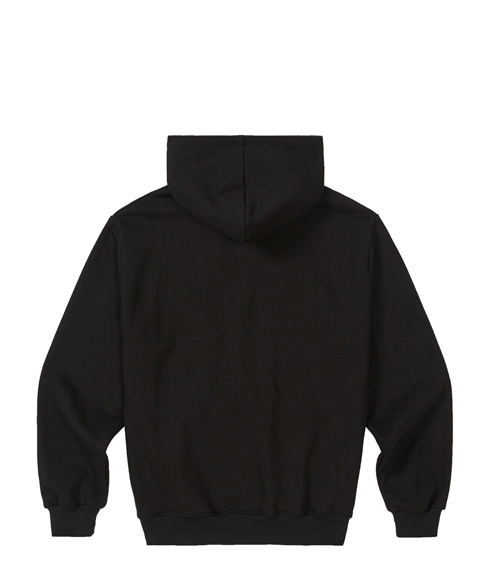 Cross Hotfix Hooded Zip-up in / Black