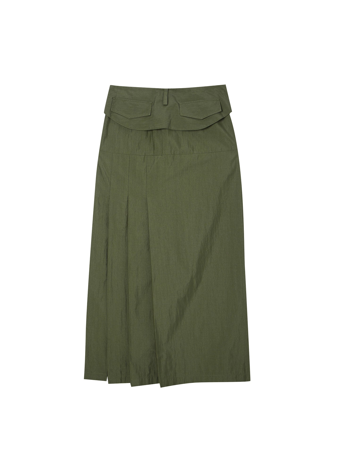 KNOT-DETAIL LONG SKIRT / 2 Color