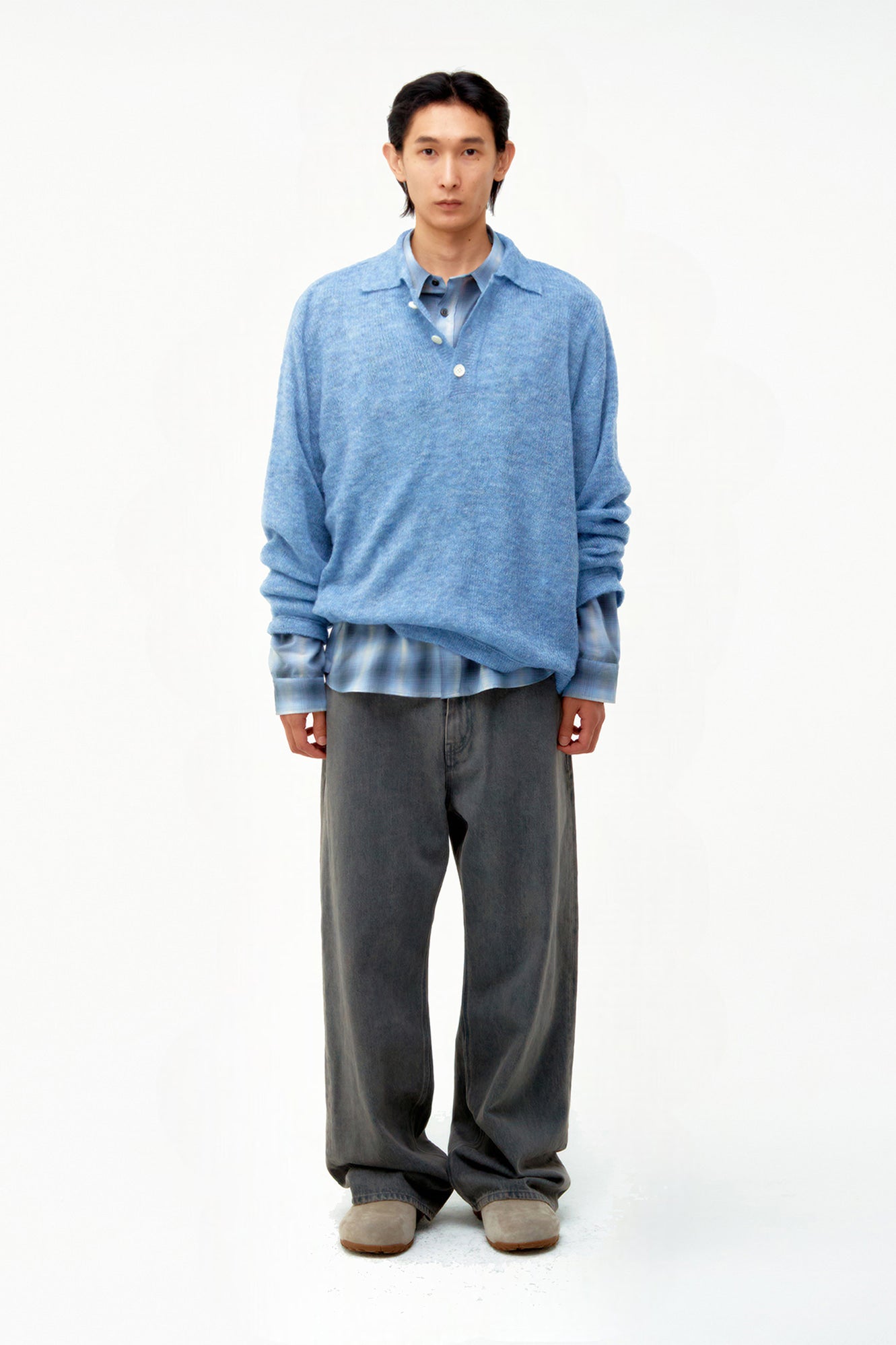 Loose Fit Tint Jeans / 2 Color