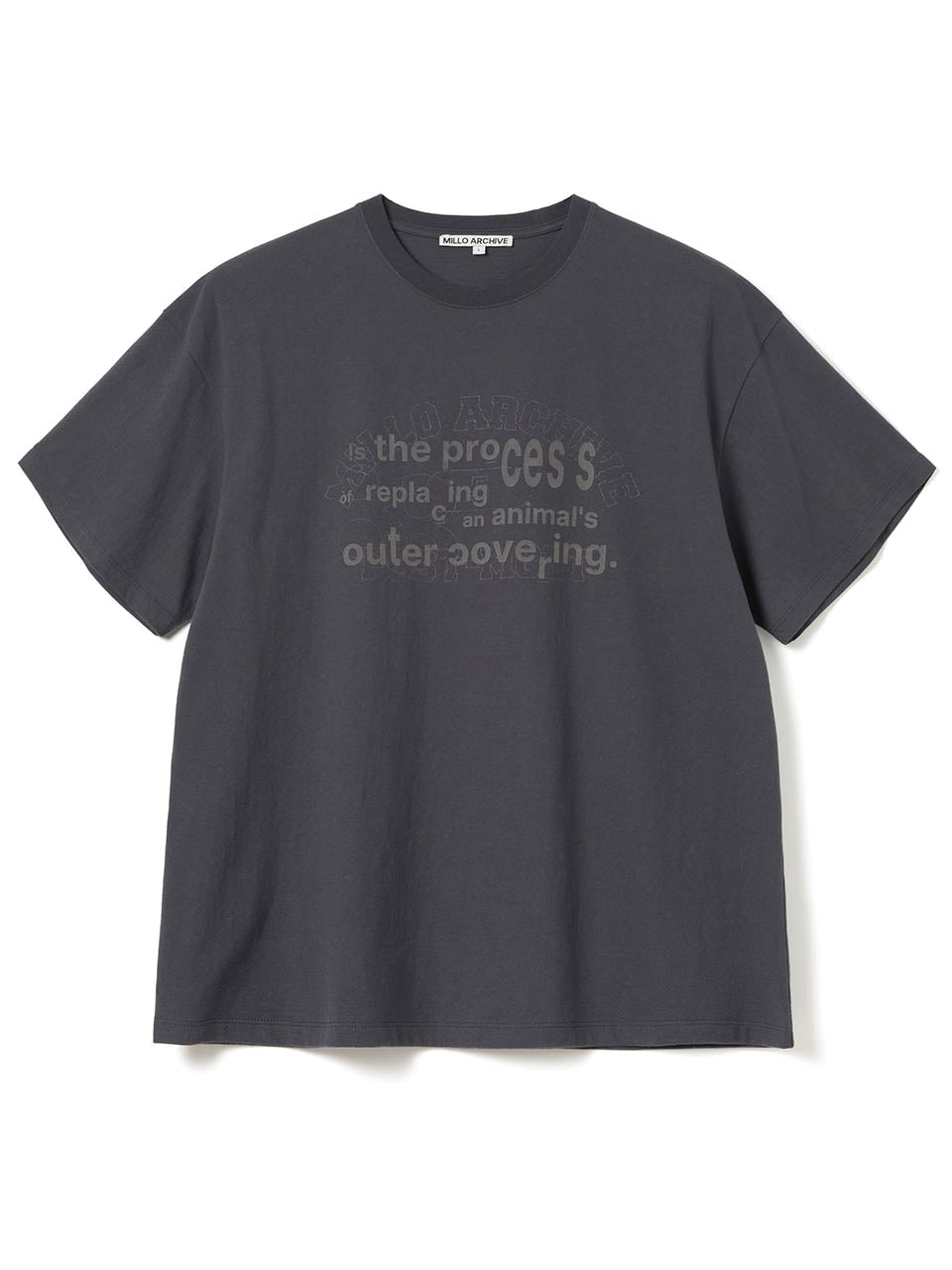 Typo Layered T-Shirts [Midnight Black]