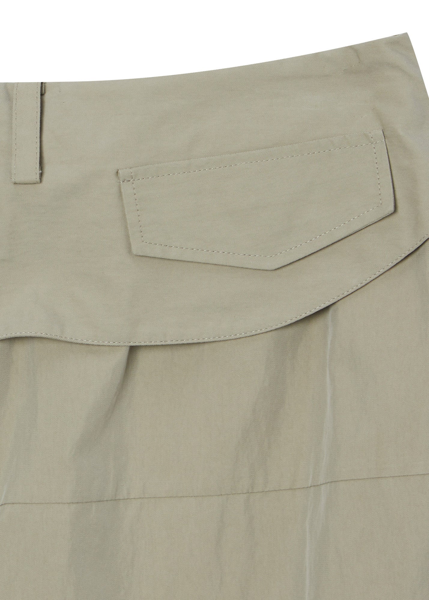 KNOT-DETAIL LONG SKIRT / 2 Color