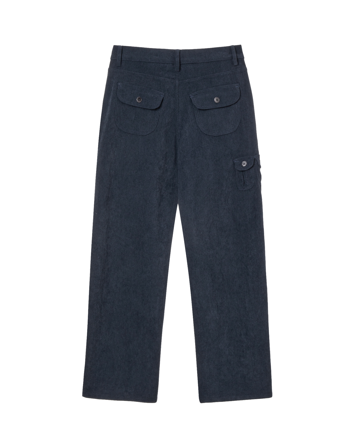 ROUND POCKET CORDUROY PANTS [NAVY]