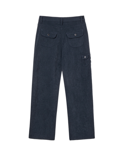 ROUND POCKET CORDUROY PANTS [NAVY]