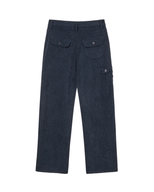 ROUND POCKET CORDUROY PANTS [NAVY]