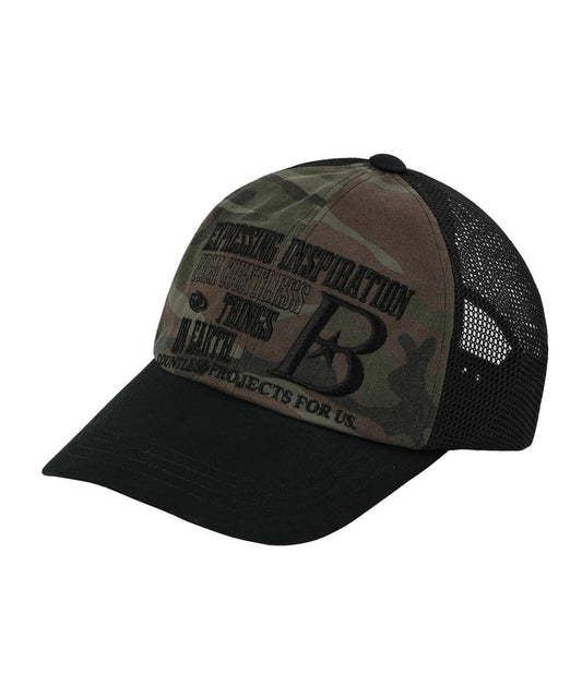 BLOGO Mesh Ball Cap [Camo Black]