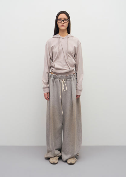 SPRAY WASHED PLEATS DETAIL TROUSERS / 2 Color