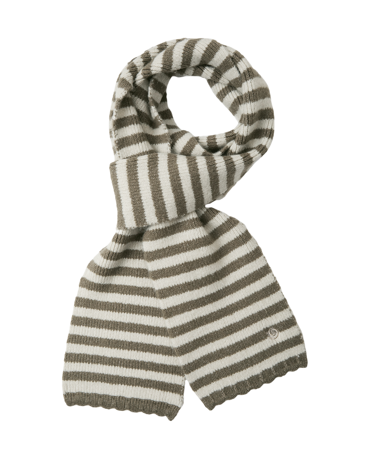 STRIPE SYMBOL MUFFLER [BROWN]