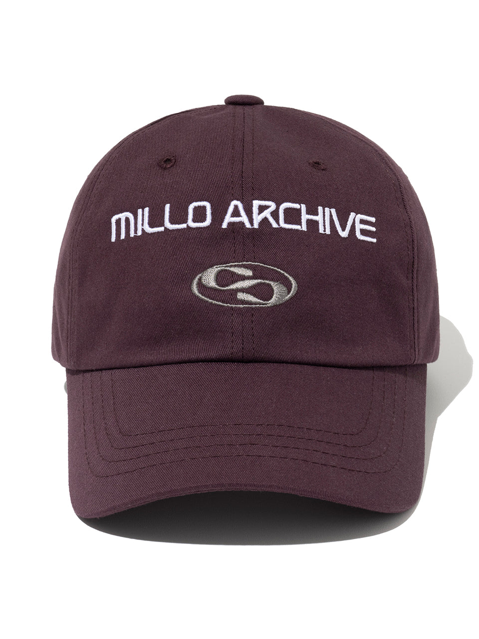 Clear Emblem Ball Cap [Burgundy]