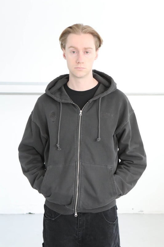 MPa MENTAL HEALTH ZIPPED HOODIE (CHARCOAL)