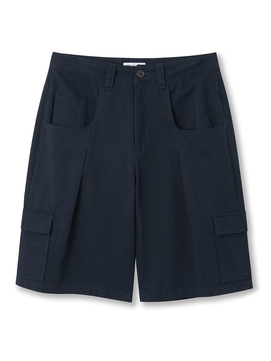 Bermuda Chino Cargo Pants [Navy]