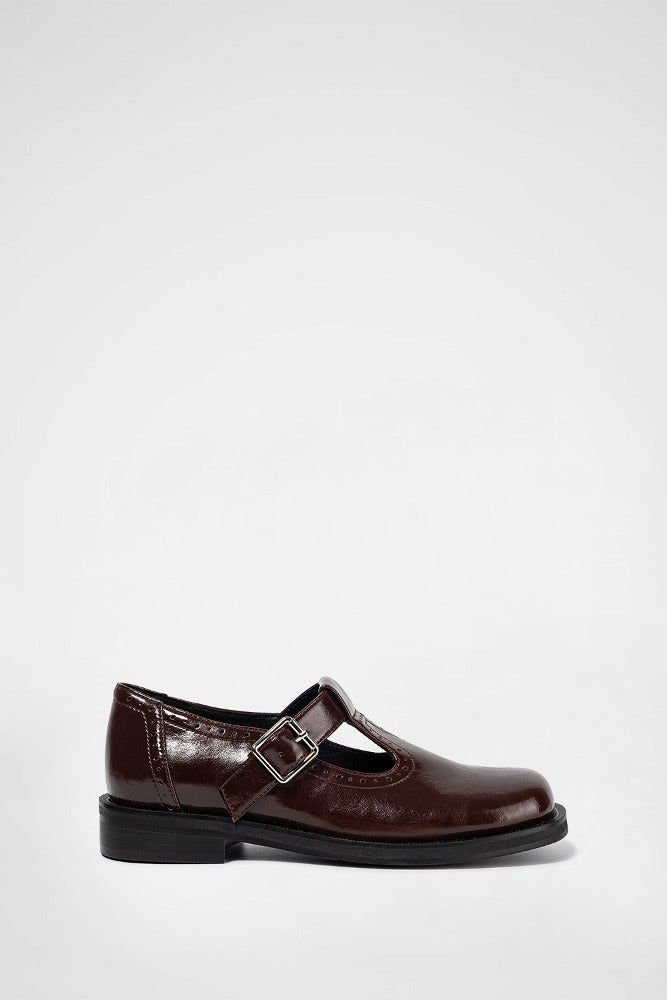 PUNCHING MARY JANE LOAFER / WINE 
