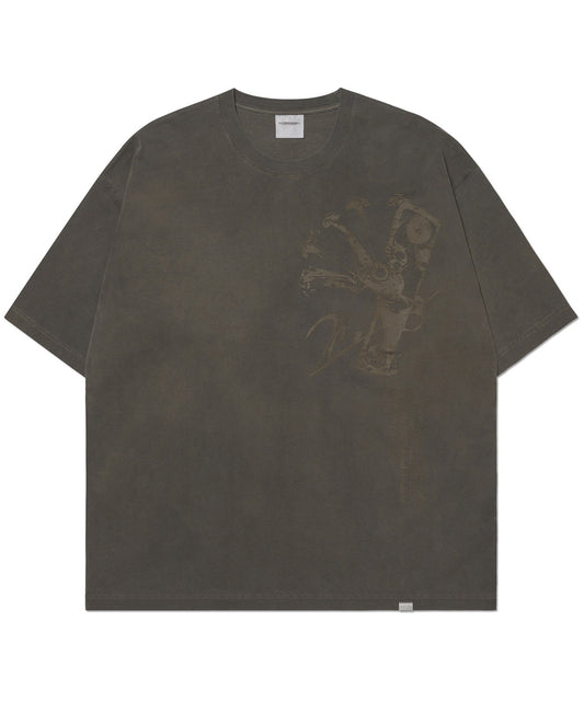 GEAR MANUAL GRAPHIC T-SHIRT - DEEP KHAKI