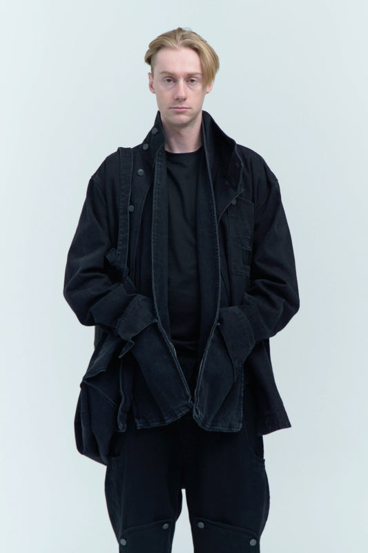 MPa DENIM MUFFLER (BLACK)