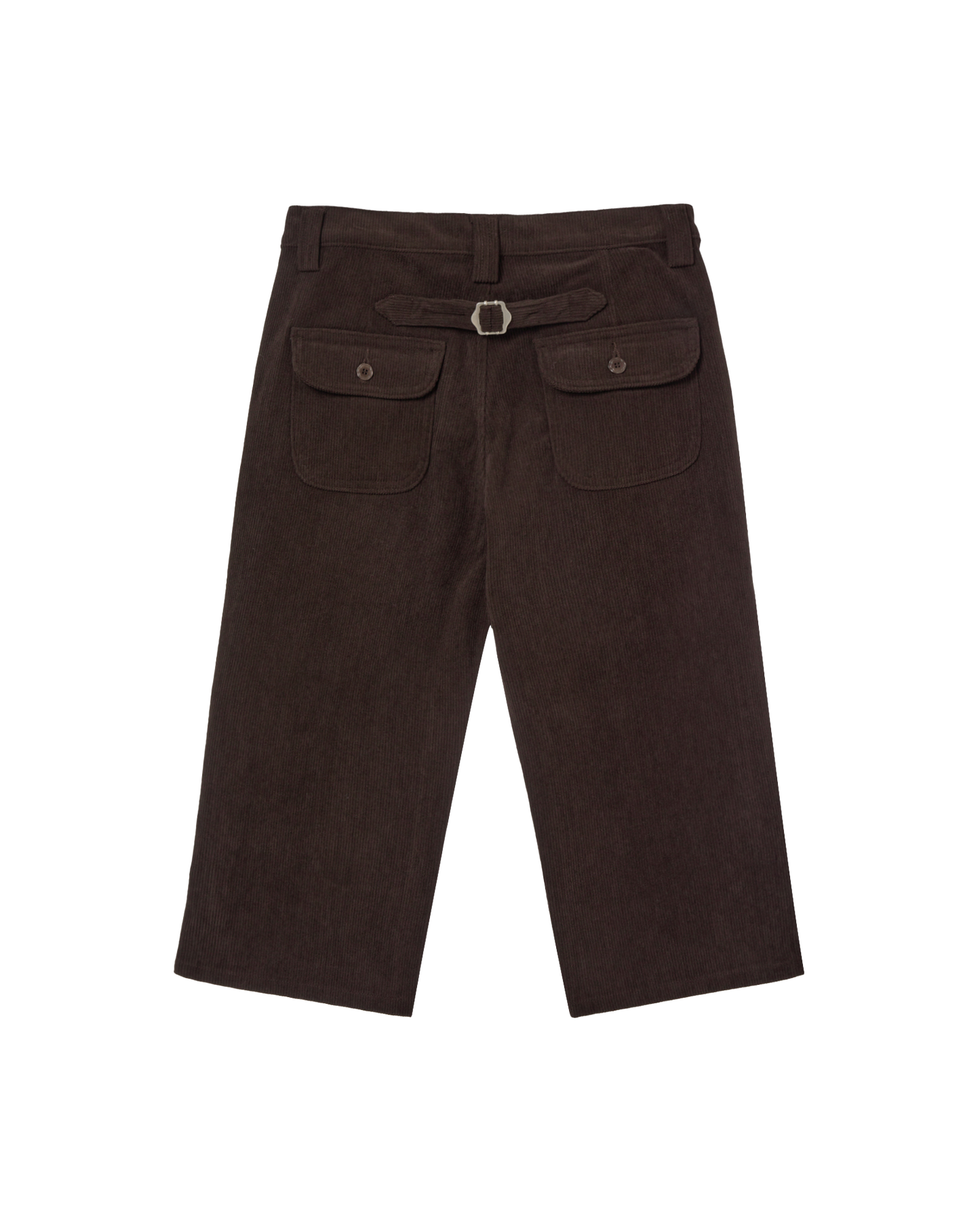 STAR PATCH CAPRI CORDUROY PANTS [BROWN]