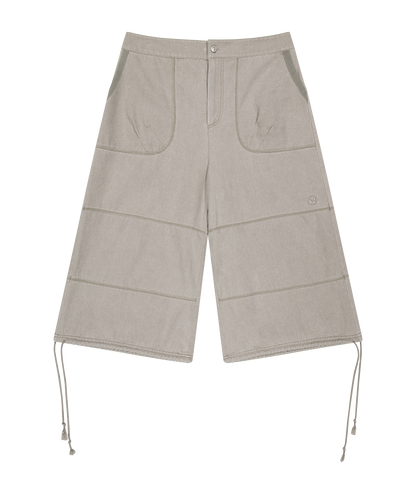 OXFORD ZIGZAG PANTS BEIGE