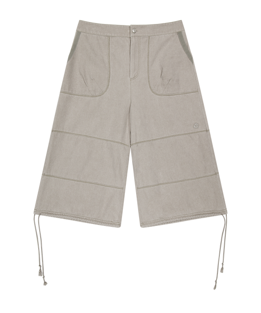 OXFORD ZIGZAG PANTS BEIGE