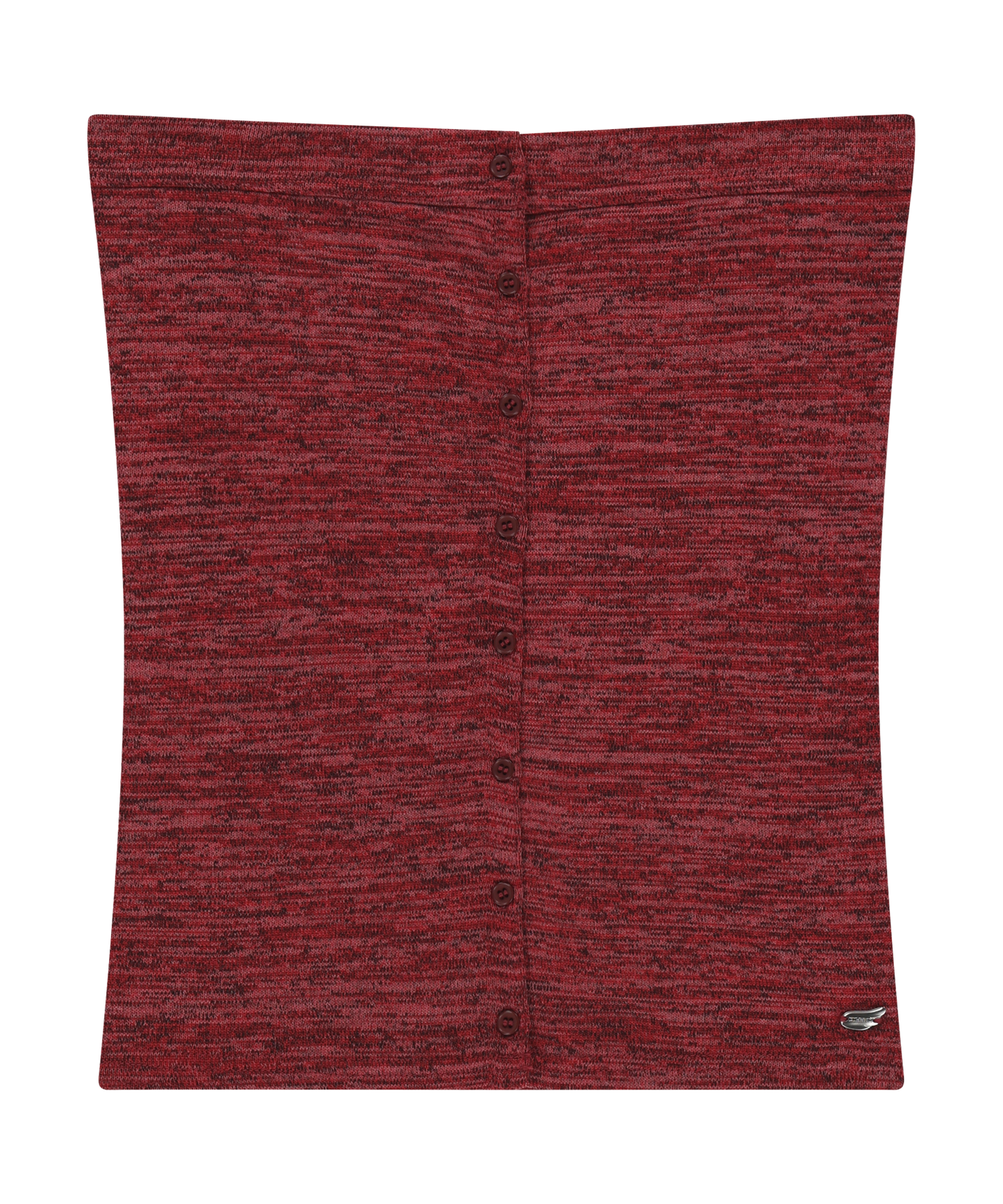 KNIT TUBE TOP RED