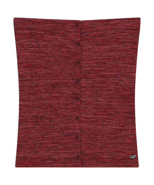 KNIT TUBE TOP RED