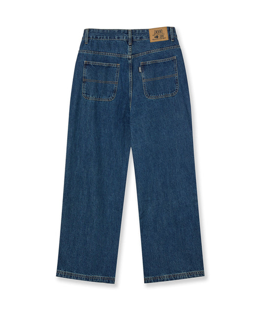 DENIM WORK PANTS [MID BLUE]