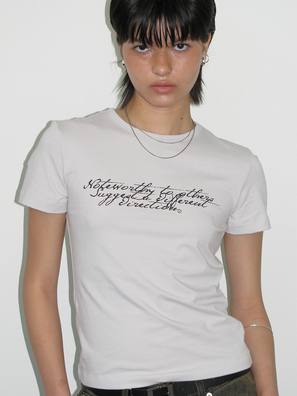 Doodlely T-Shirt [Light Gray]