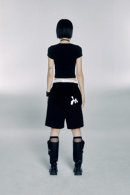 [Worn by Aespa Giselle] MLK LOGO RIBBON T-SHIRT / 2 COLOR