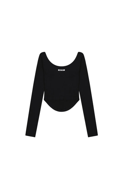 [Worn by STAYC Jay] 6 STUD CORSET T-SHIRT / 2 COLOR